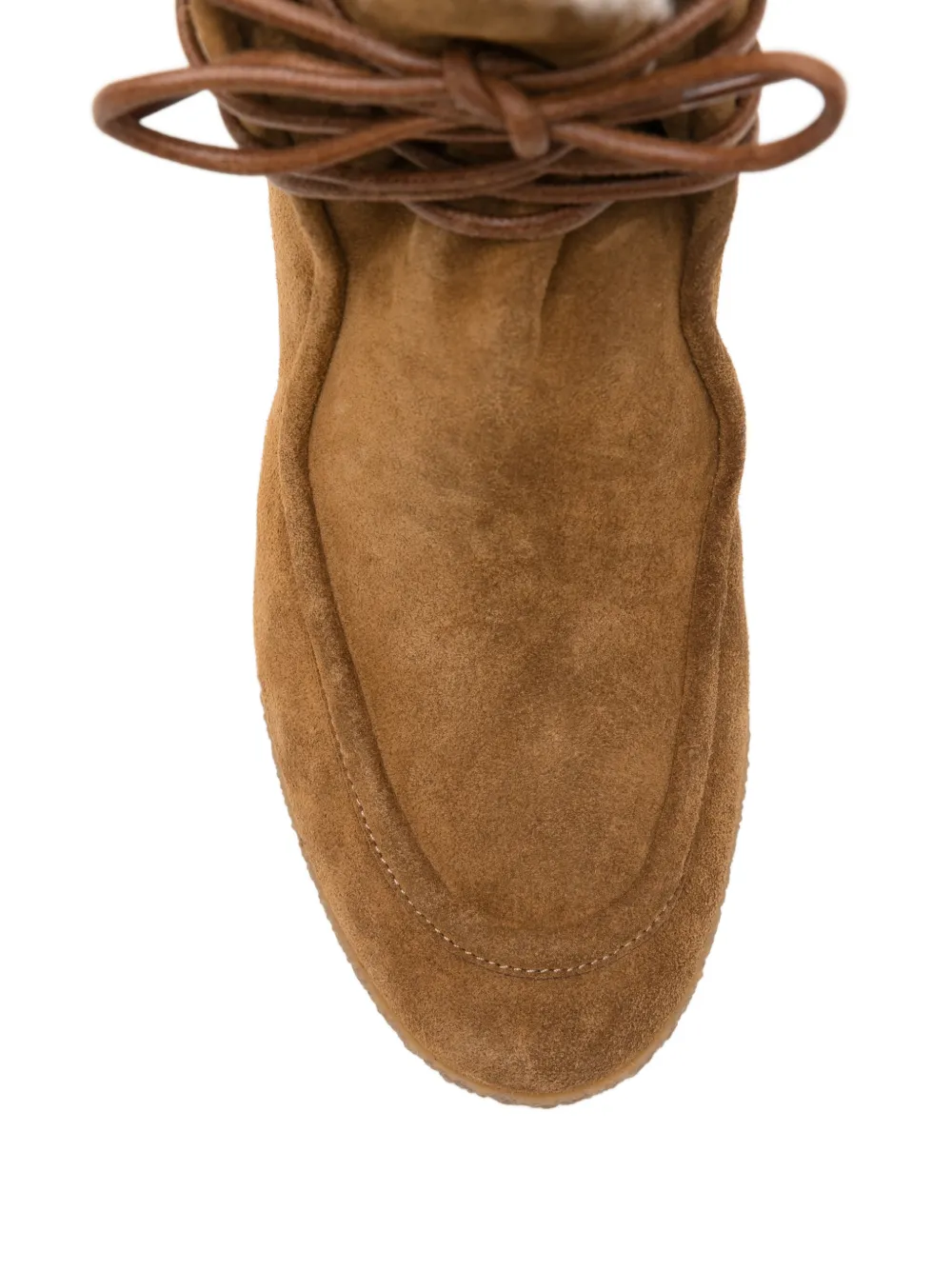 ISABEL MARANT Cylia lace-up wedge ankle boots Bruin