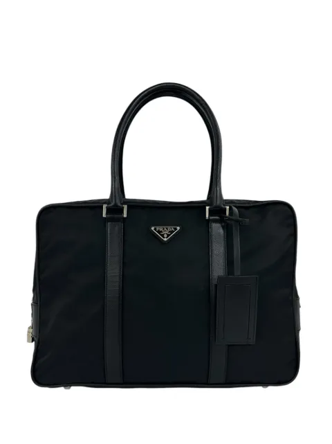 Prada Pre-Owned 2013-2026 Tessuto business bag