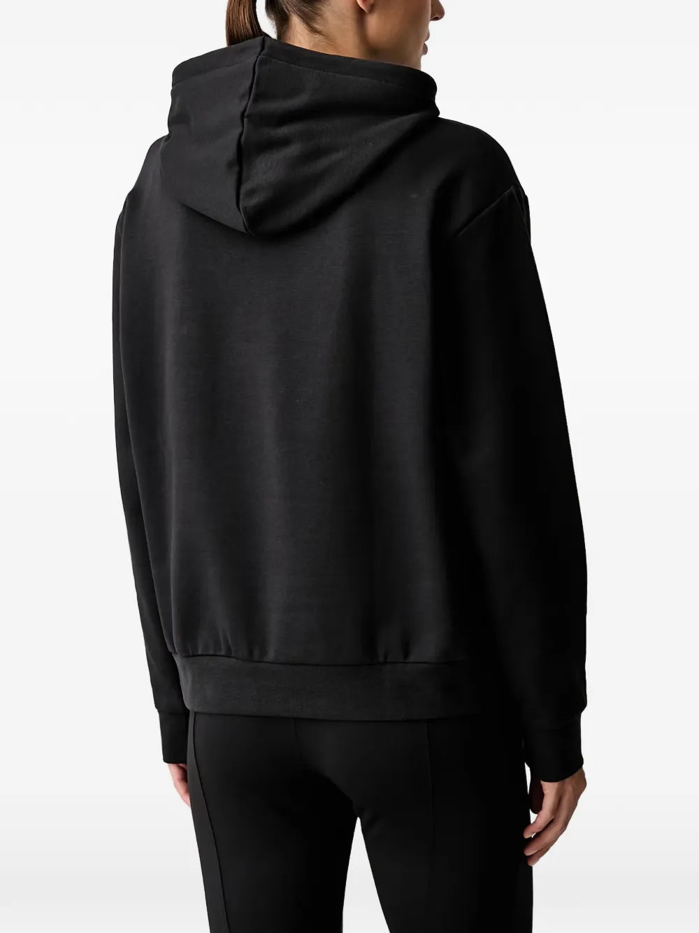 PUMA Hoodie met geborduurd logo Zwart