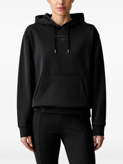 PUMA logo-embroidered hoodie