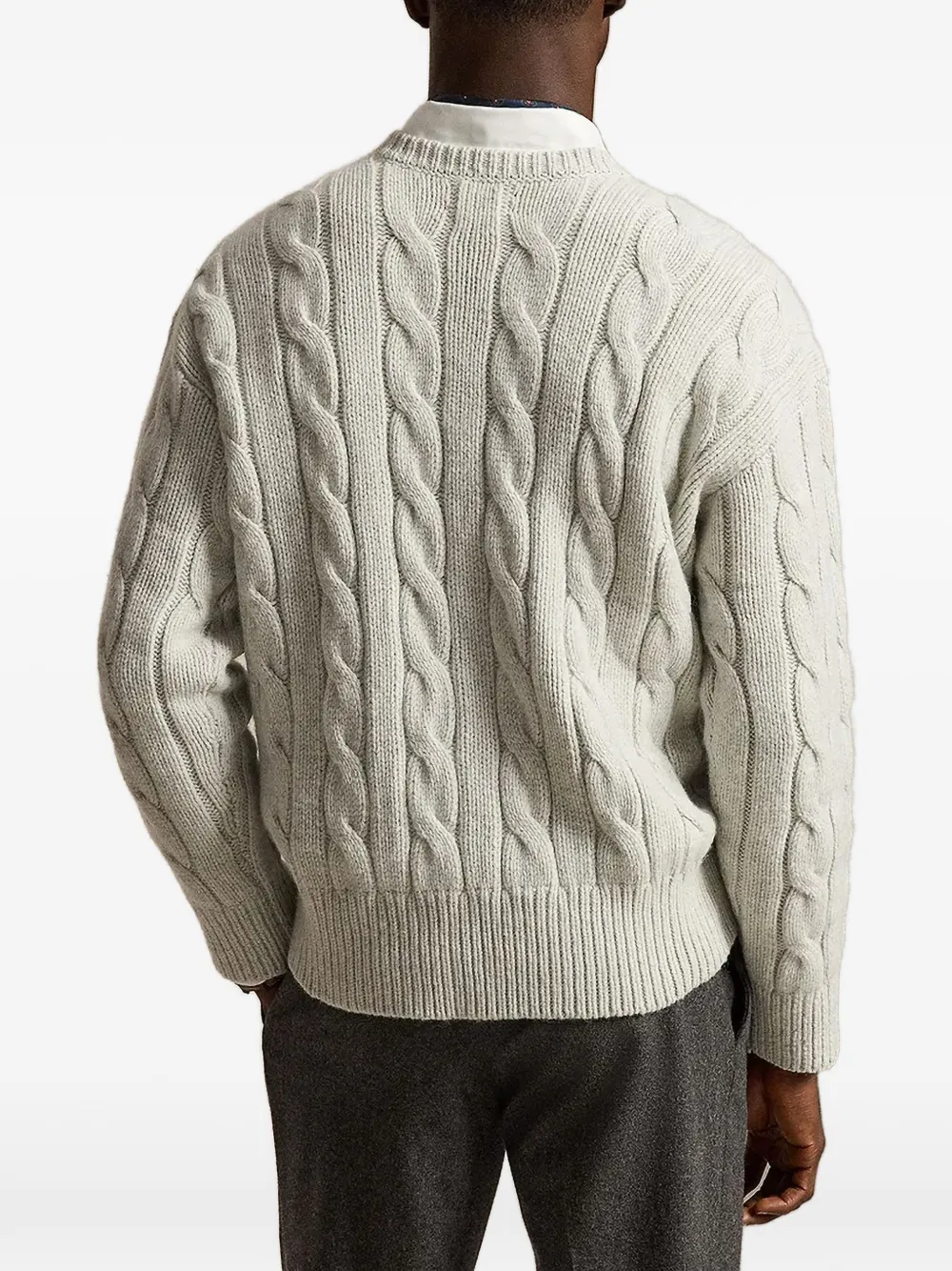 Polo Ralph Lauren Kabelgebreide trui Grijs