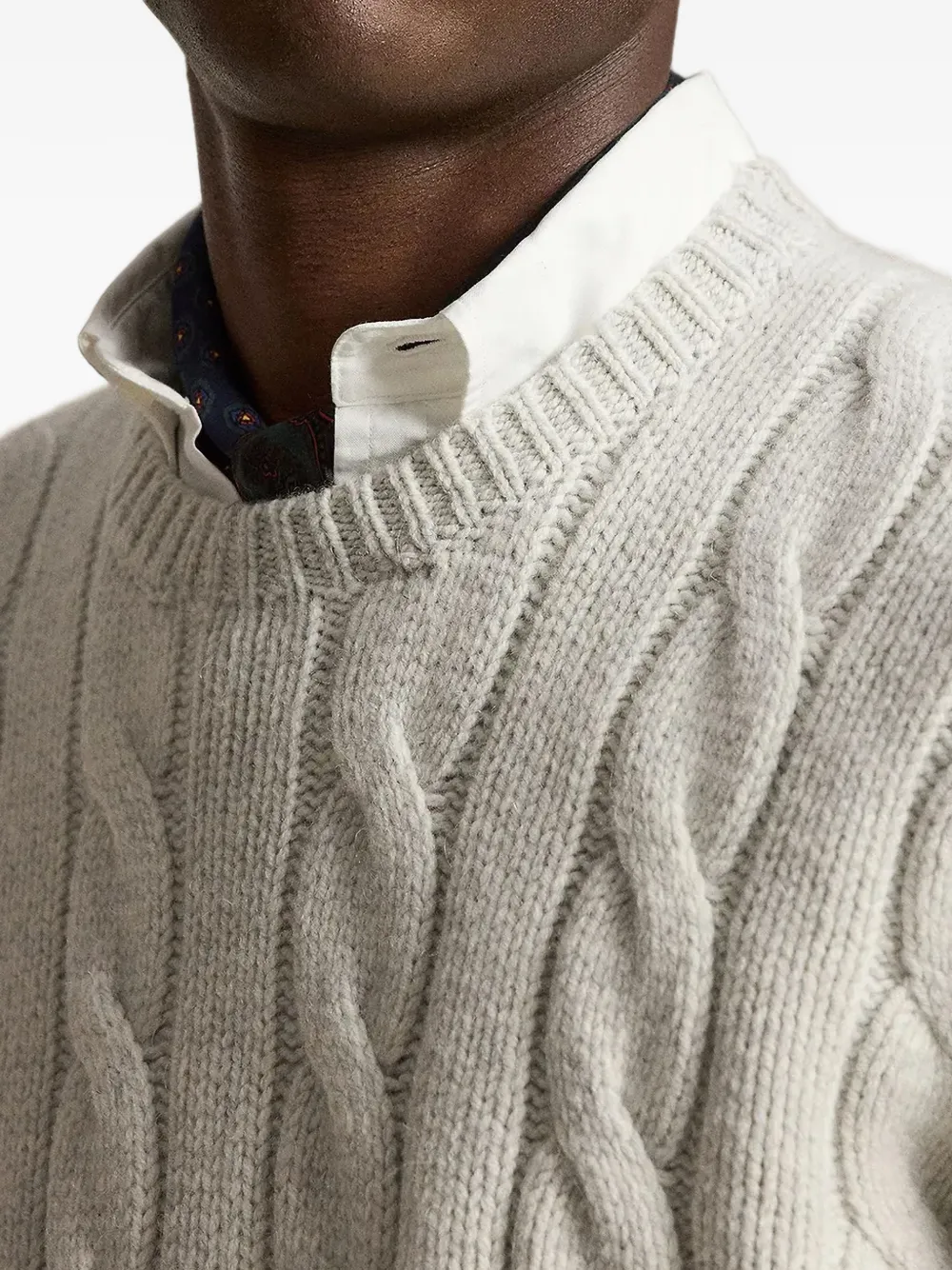 Polo Ralph Lauren Kabelgebreide trui Grijs