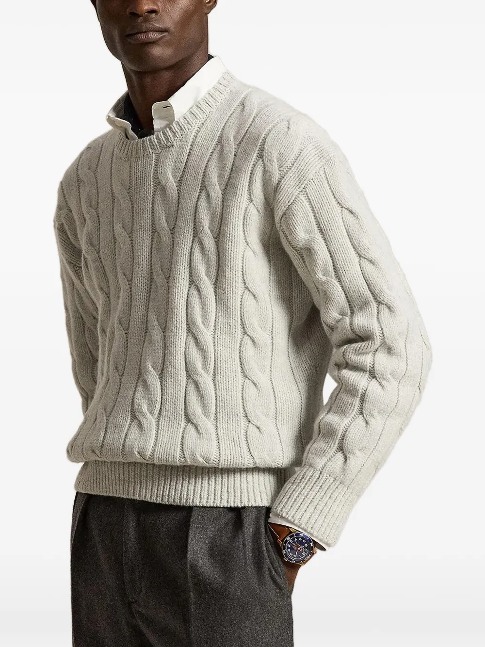 Polo Ralph Lauren cable-knit sweater - Grigio