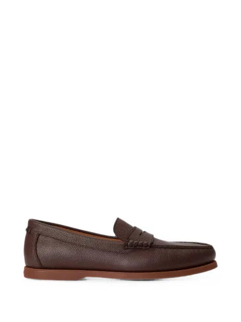Polo Ralph Lauren grain-texture penny loafers