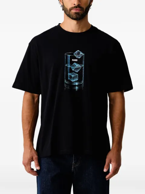 Rains Cubes cotton T-shirt