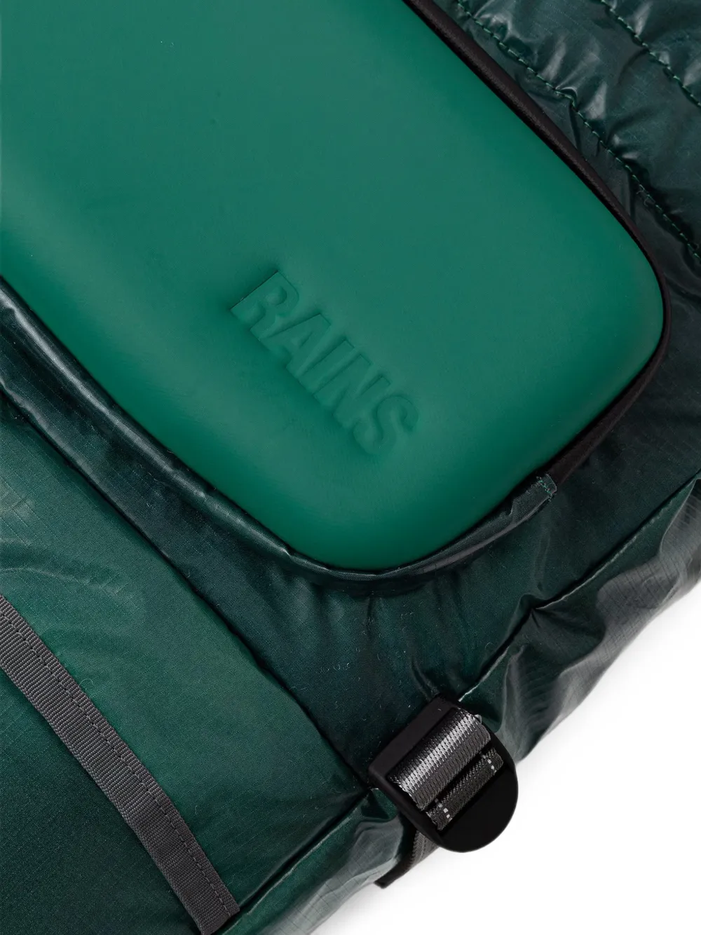 Rains Sibu Shield gewatteerde ripstop shopper Groen