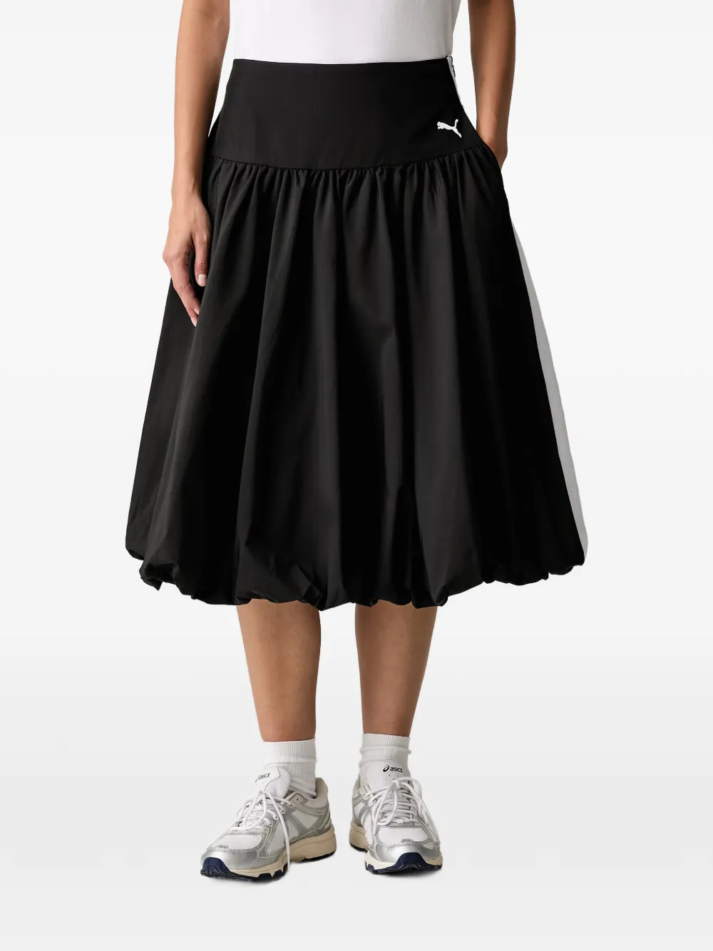 PUMA T7 balloon midi skirt