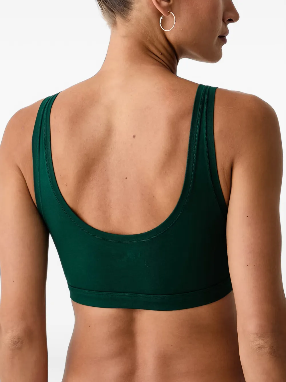 Polo Ralph Lauren Pony-motif square-neck bra Groen