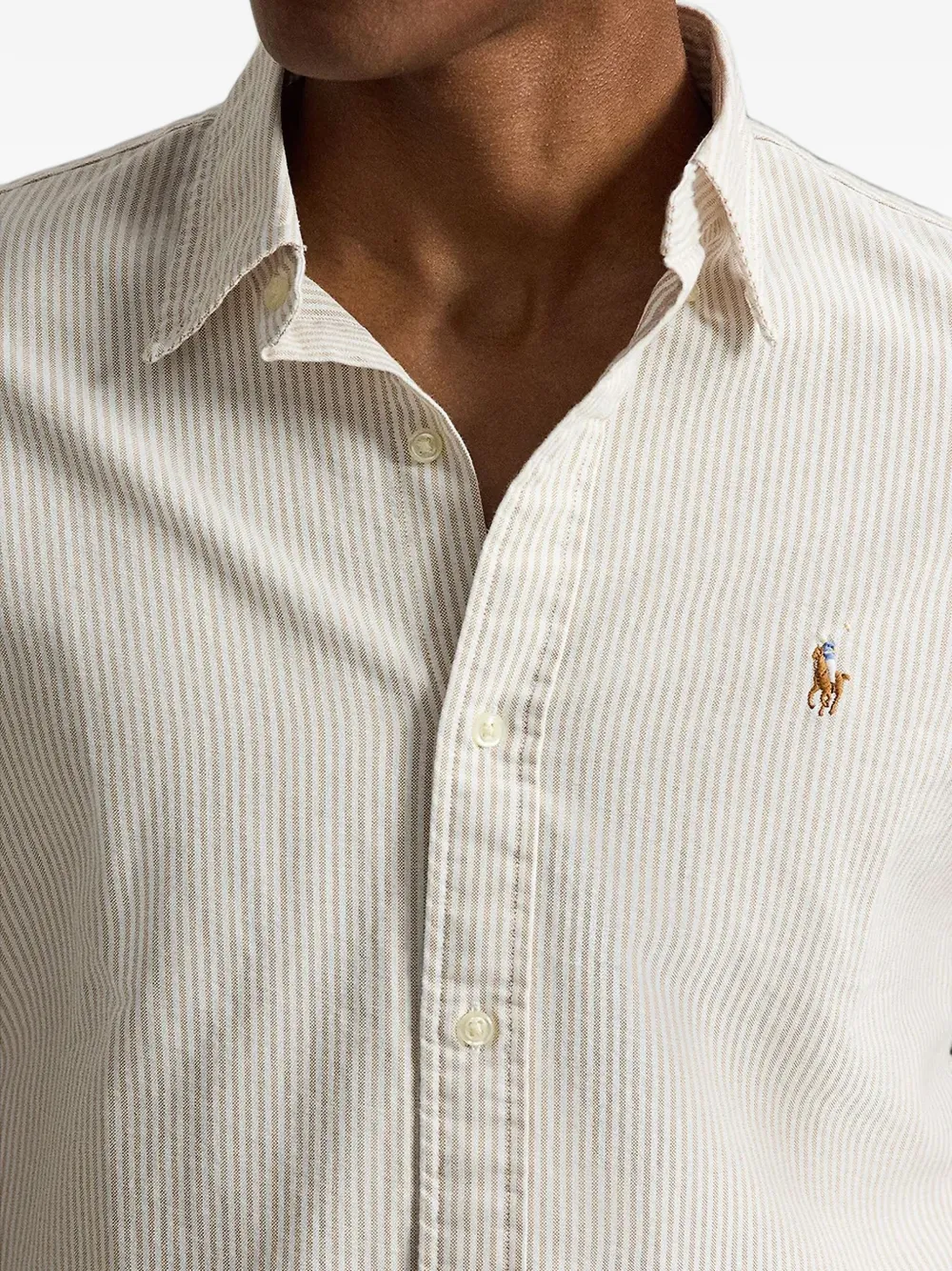 Polo Ralph Lauren Overhemd met geborduurd logo Wit