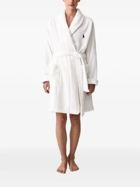 Polo Ralph Lauren embroidered-logo bathrobe