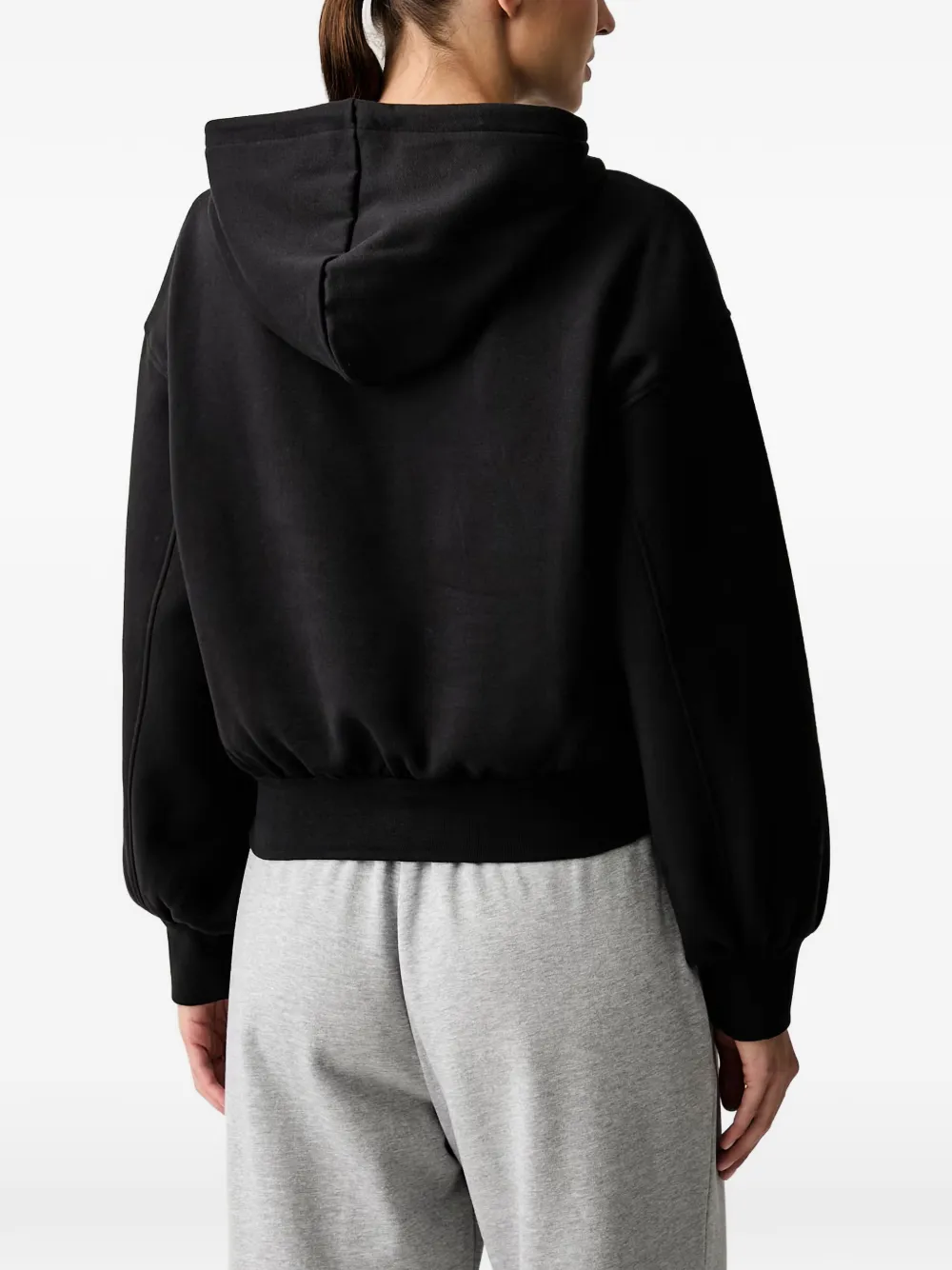 PUMA x Hyrox logo-embroidered hoodie Zwart