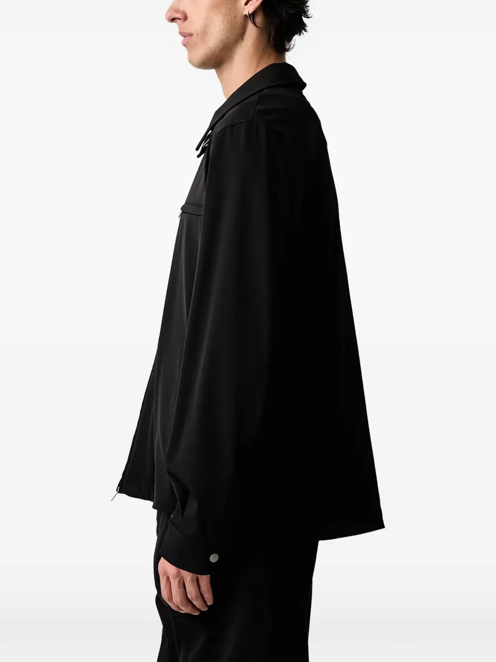 Rains Shirtjack met ritssluiting Zwart
