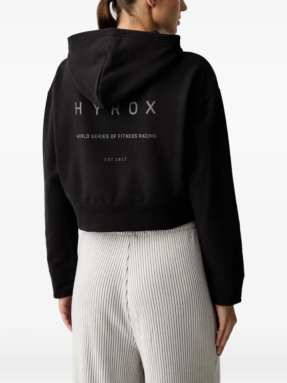 PUMA x Hyrox hoodie met logo-print Zwart