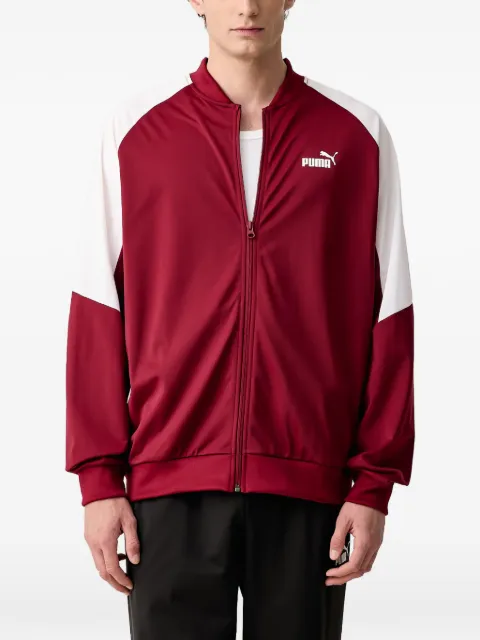 PUMA colour-block zip-up sweatshirt
