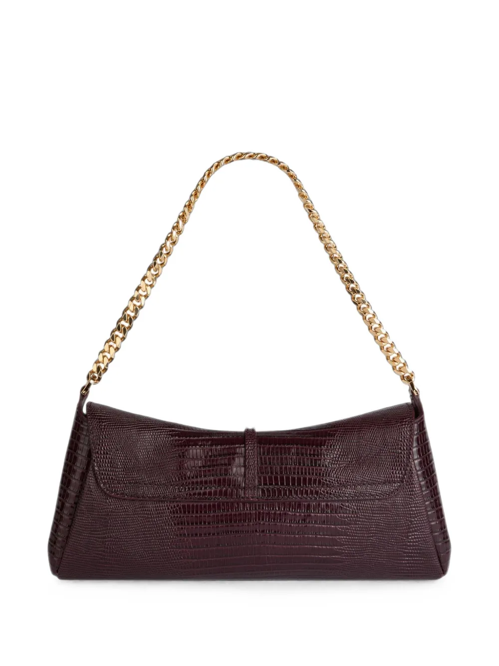 Balmain Metropolis leren tas met reliëf Rood