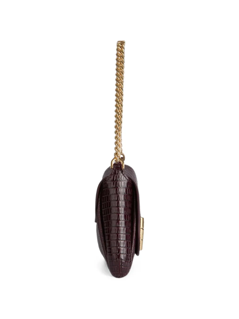 Balmain Metropolis leren tas met reliëf Rood