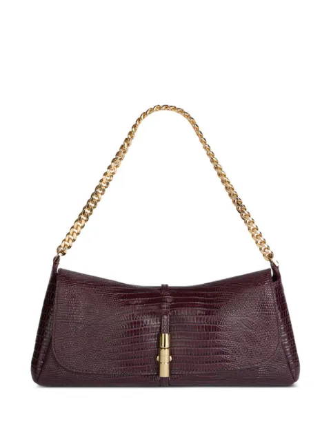 Balmain embossed-leather Metropolis bag
