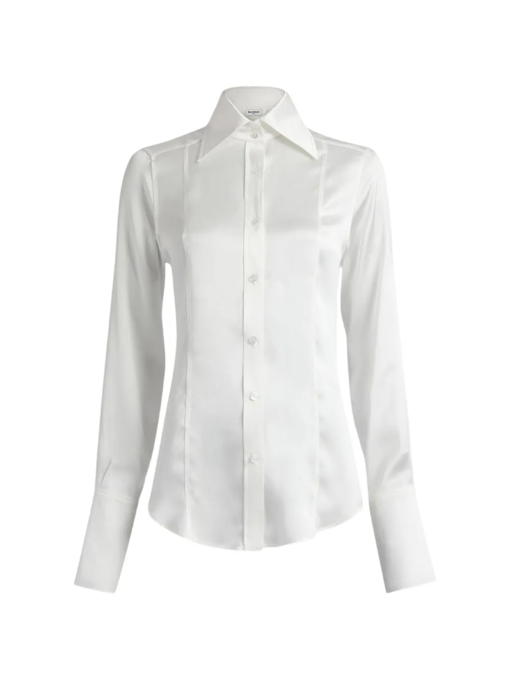 Balmain Satijn-zijden blouse Wit