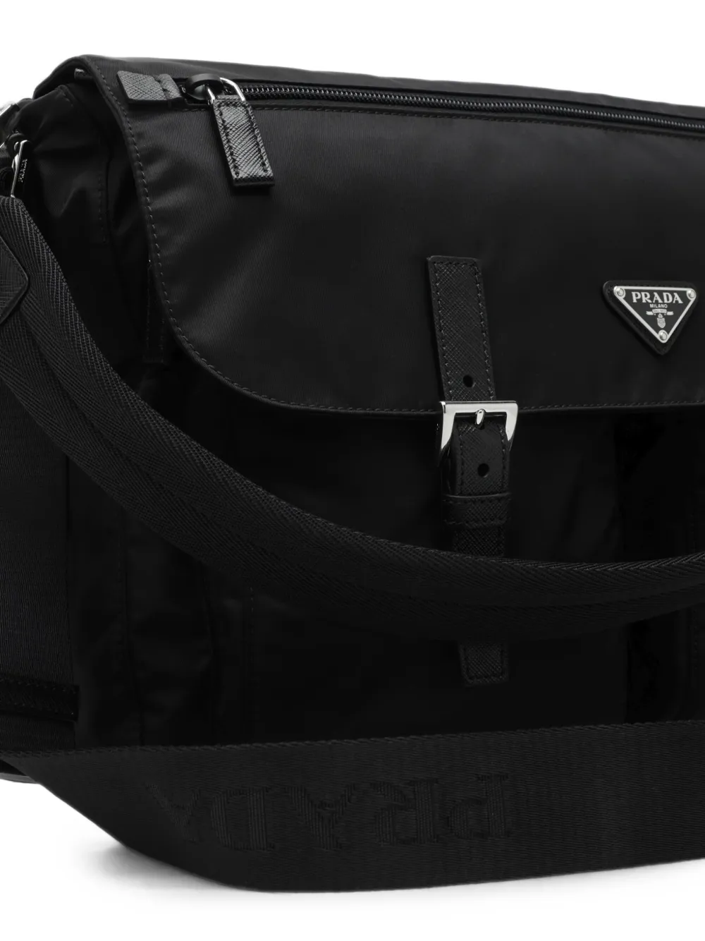 Prada Re-Nylon schoudertas Zwart