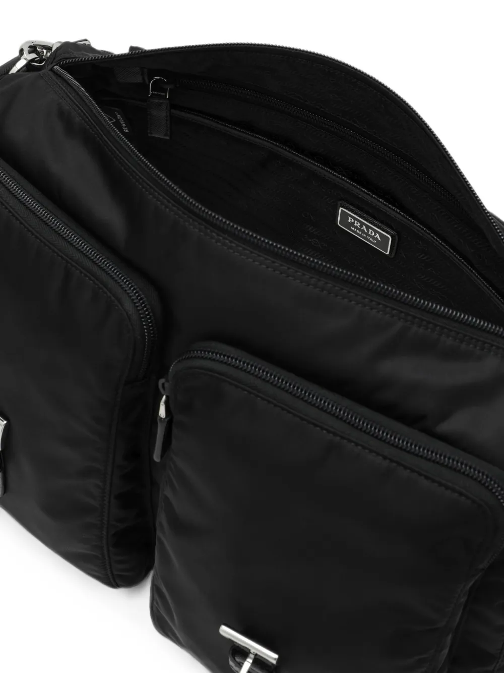 Prada Re-Nylon schoudertas Zwart
