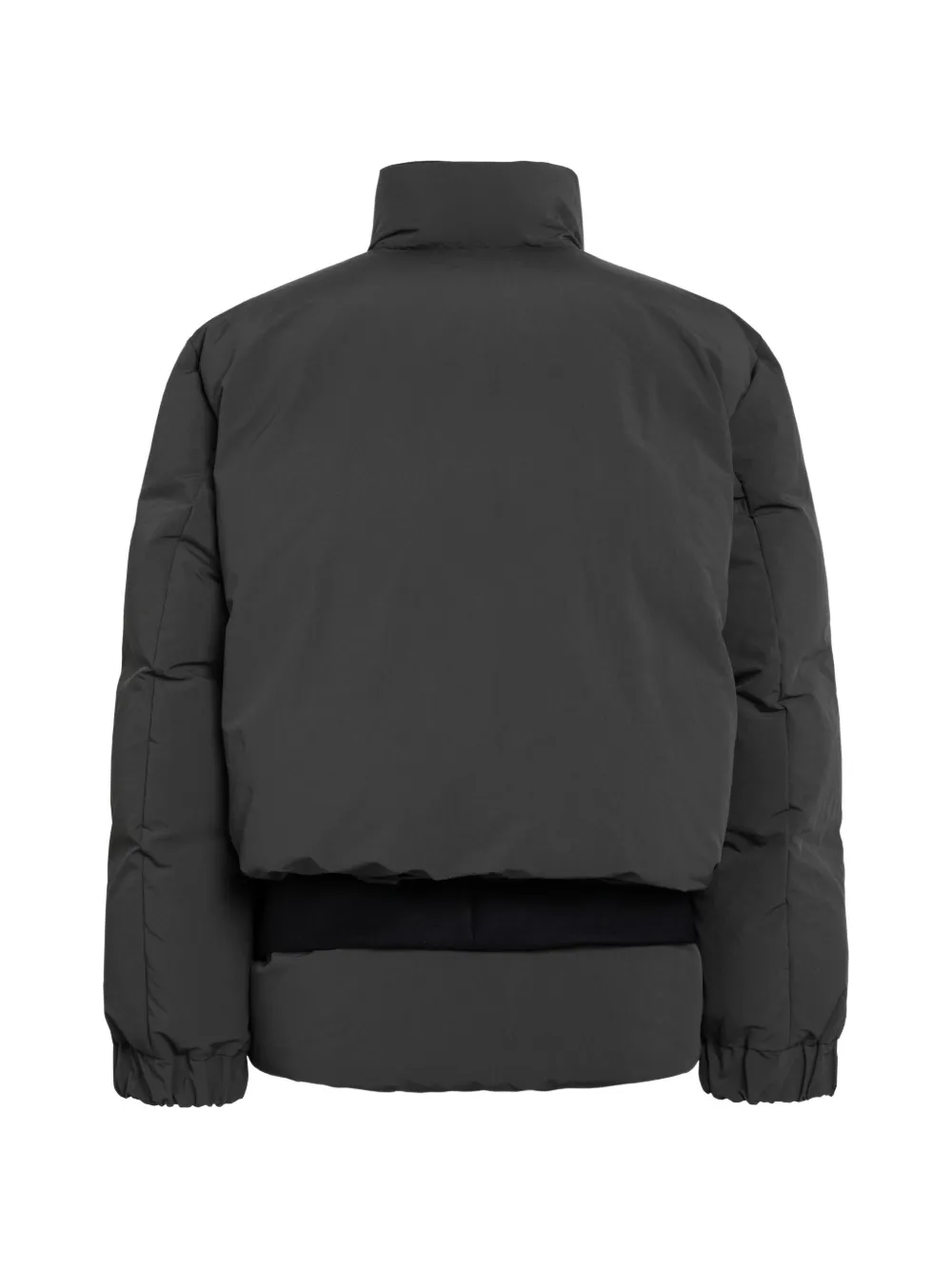 sacai padded panelled jacket Grijs