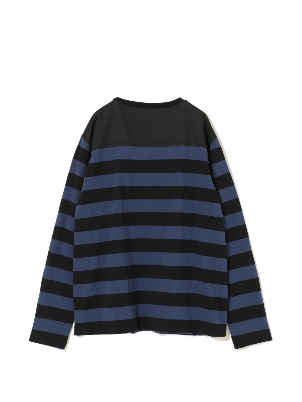Undercover Gestreepte trui met ritsdetail Zwart