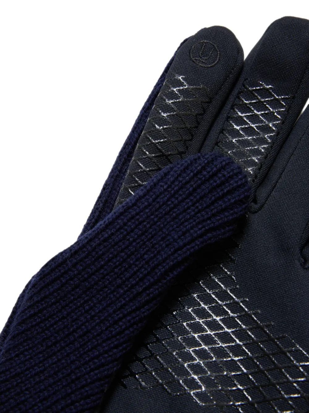 Undercover Ribgebreide handschoenen met vlakken Blauw