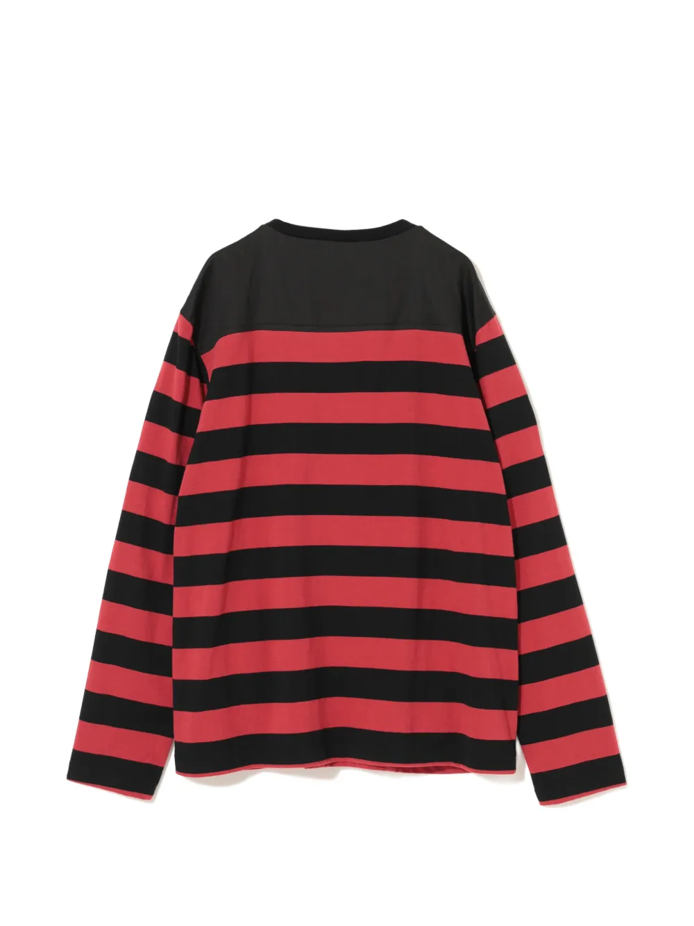 Undercover Gestreepte trui met ritsdetail Rood