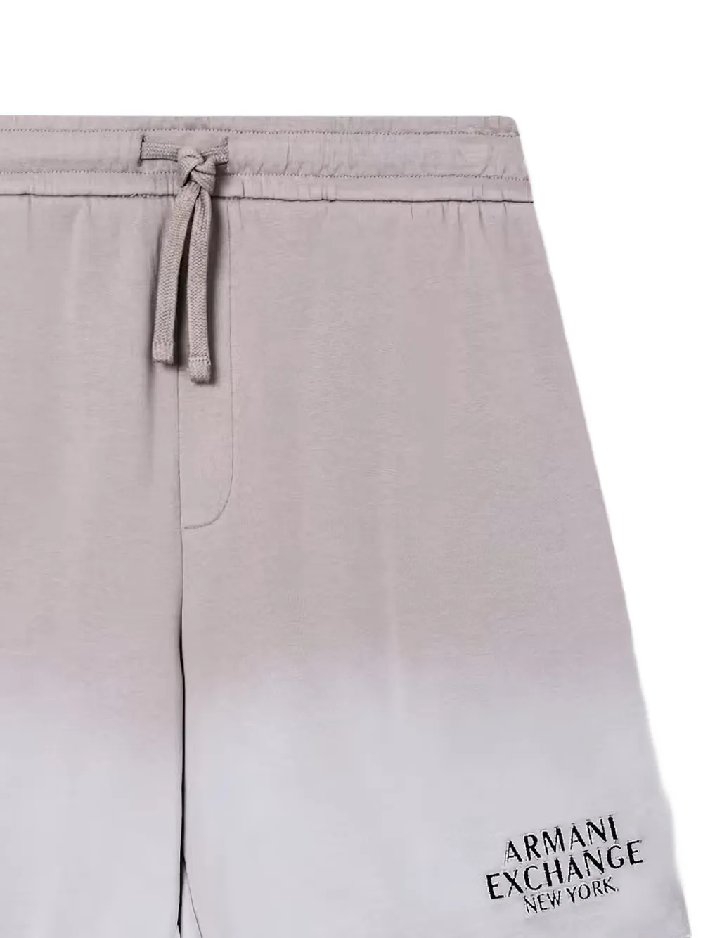 Armani Exchange Shorts met geborduurd logo Beige