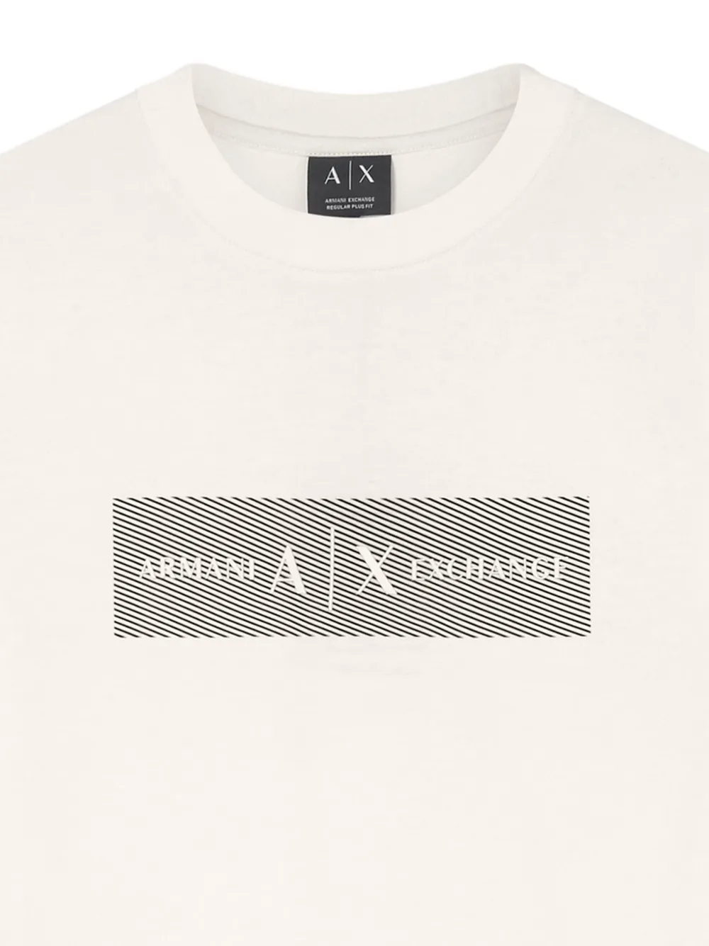 Armani Exchange T-shirt met logoprint Wit