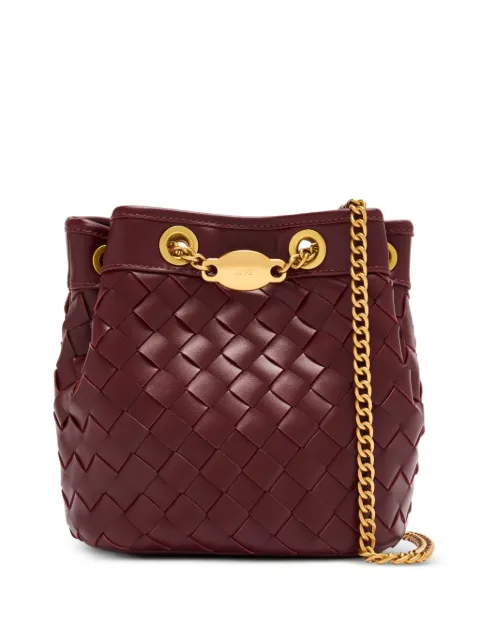 JW Pei Yara hand-woven bucket bag
