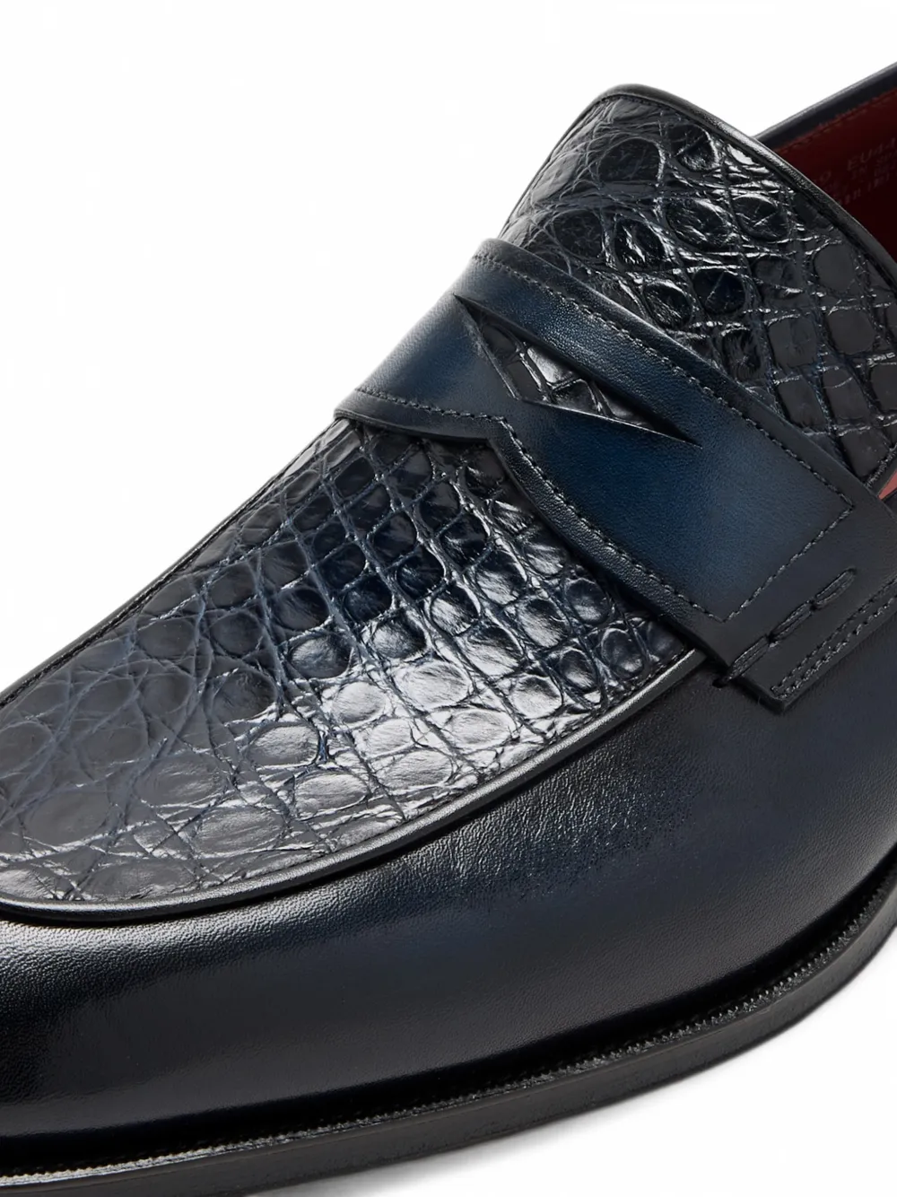 Magnanni croc-effect loafers Blauw