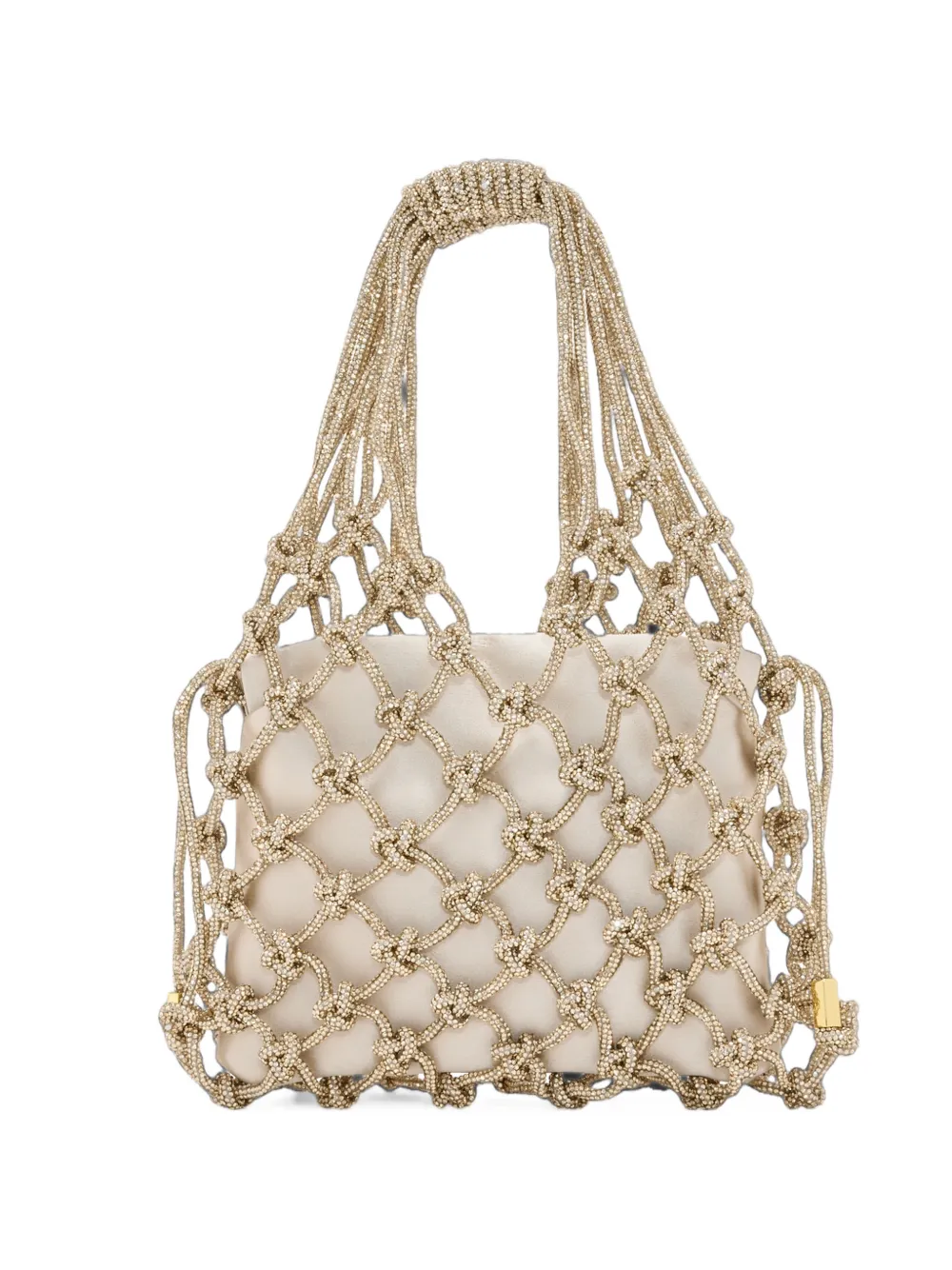 Hibourama Carrie crystal-embellished knotted tote bag