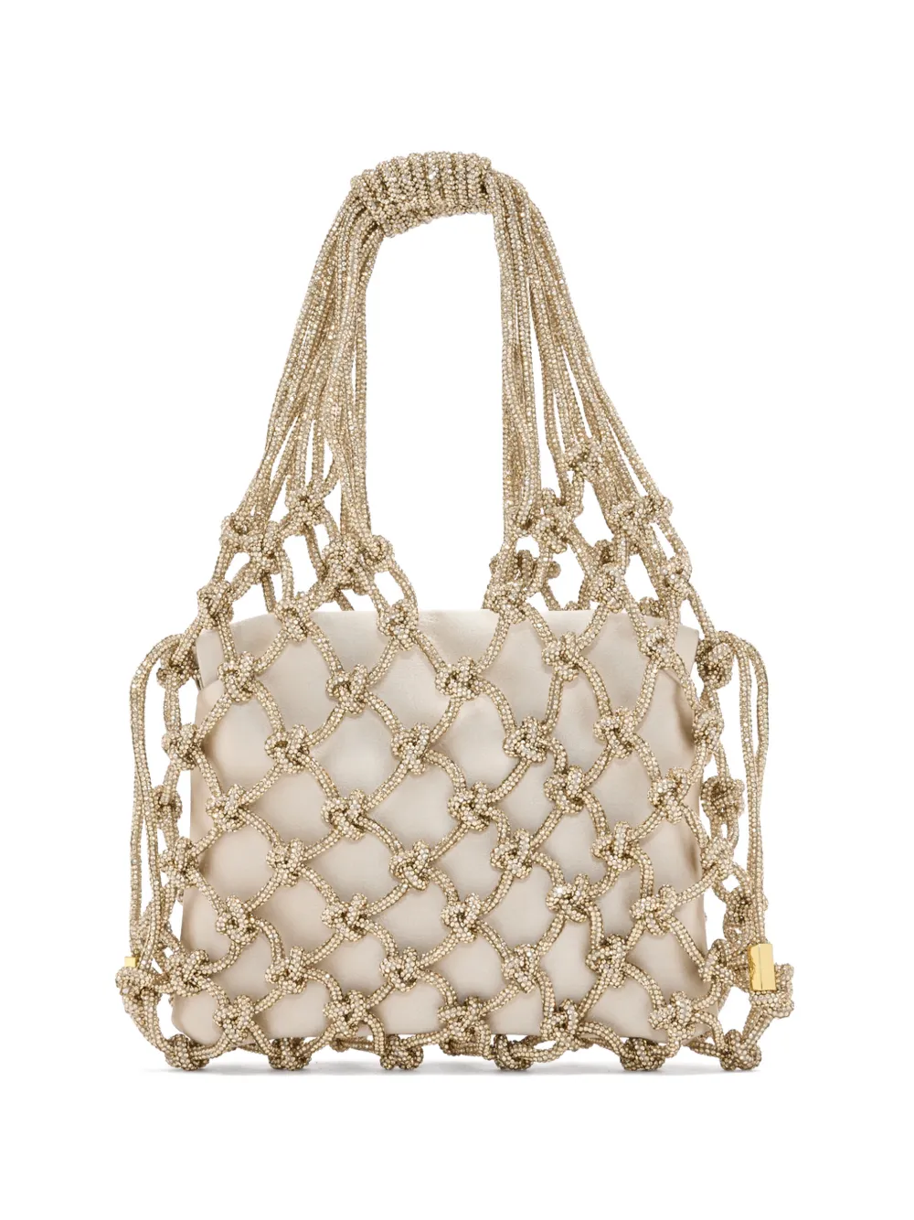 Hibourama Carrie crystal-embellished knotted tote bag
