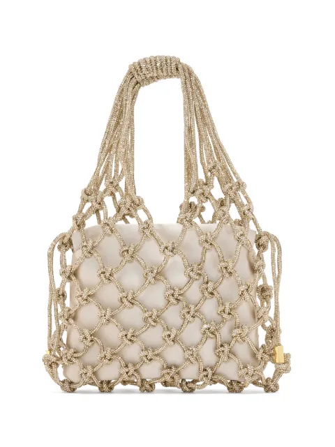 Hibourama Carrie crystal-embellished knotted tote bag