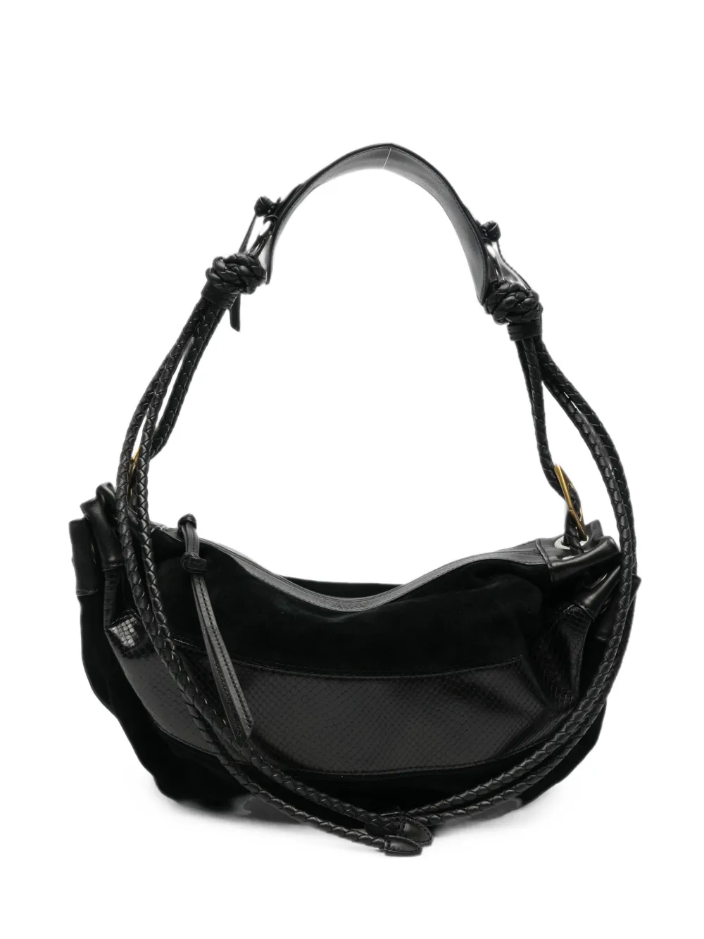 ISABEL MARANT medium Maia braided-strap panelled shoulder bag