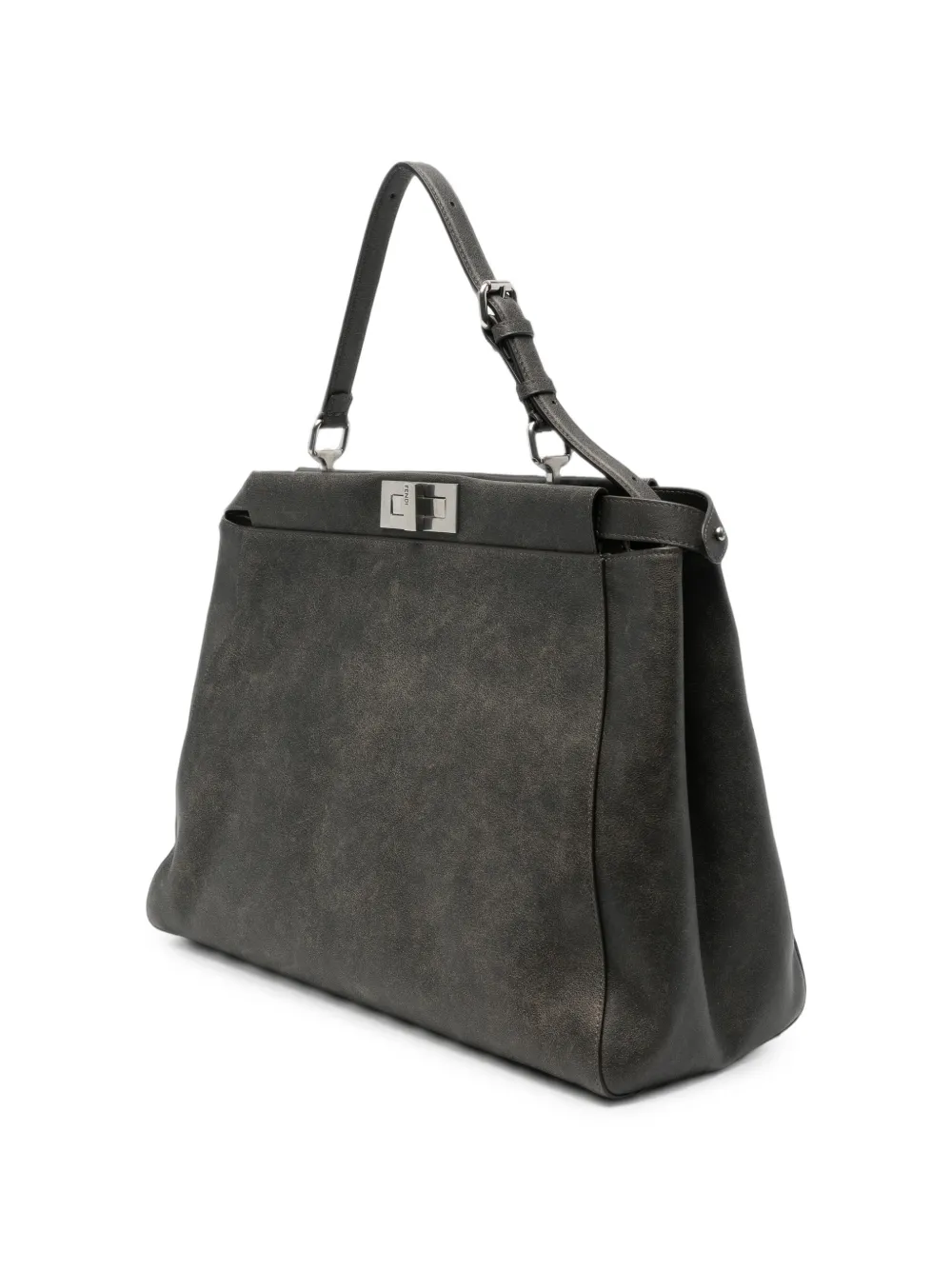 FENDI Grote Peekaboo shopper Grijs