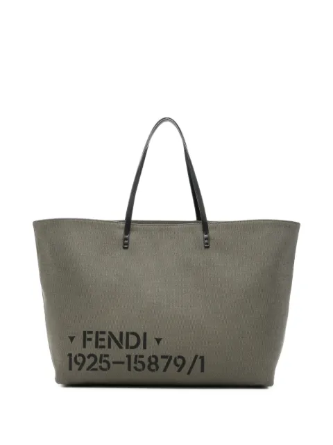 FENDI cabas Roll grand format à logo imprimé