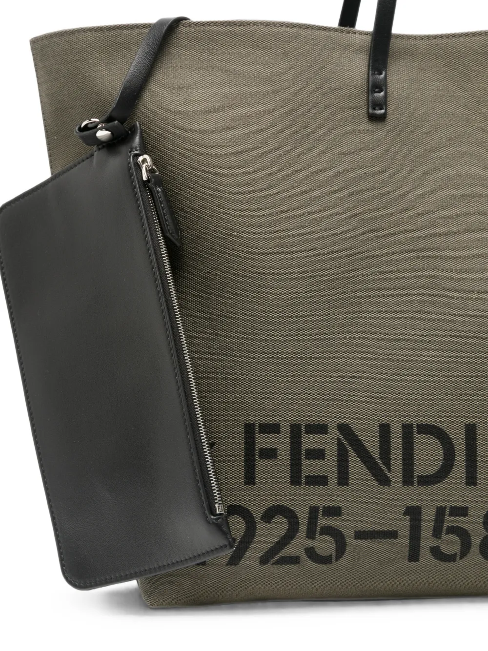 FENDI laarge Roll logo-print tote bag Grijs