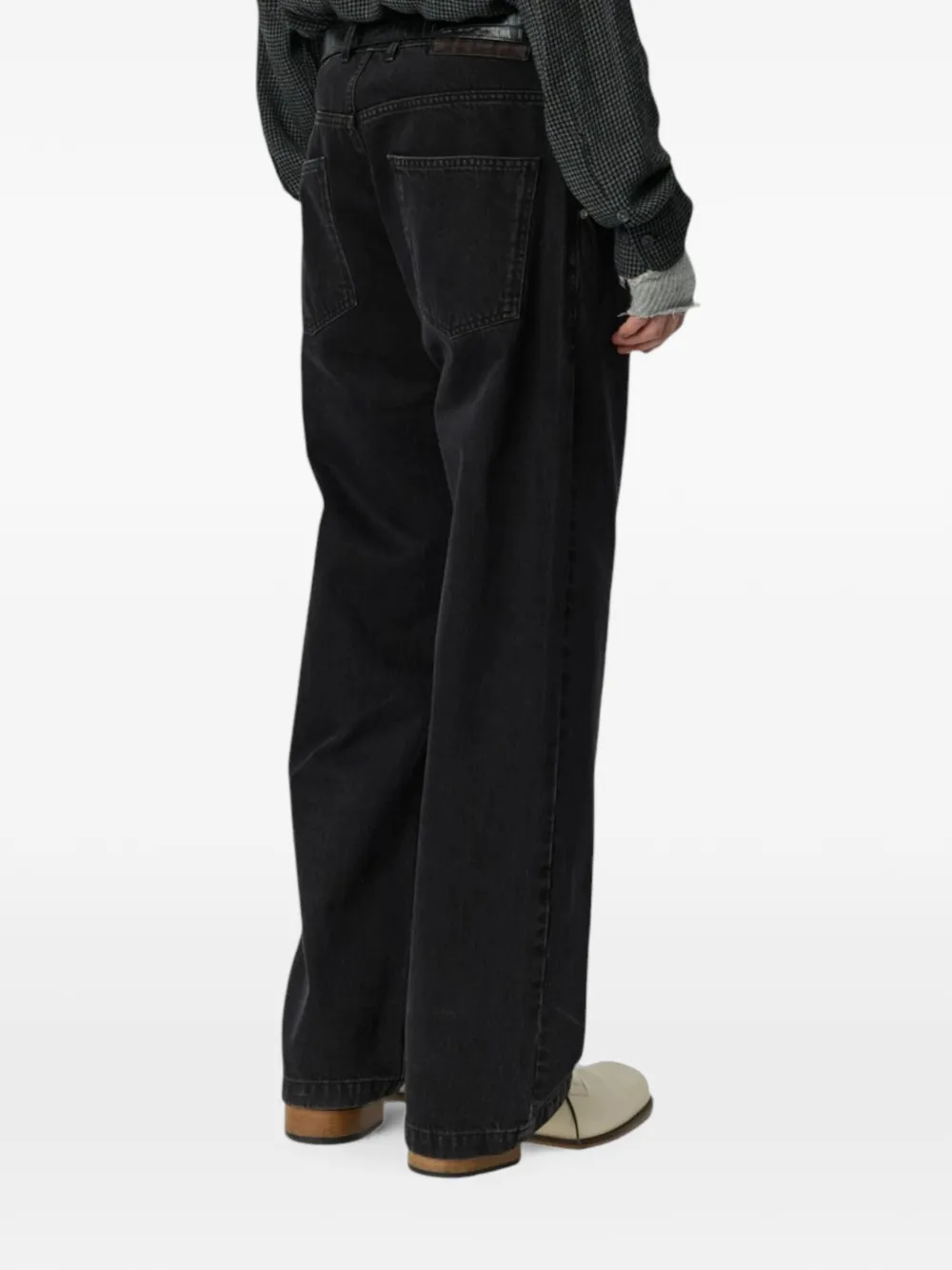 mfpen Katoenen straight jeans Zwart