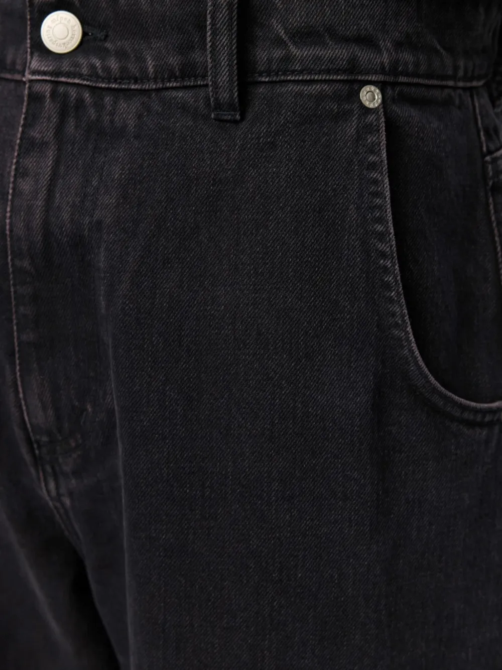mfpen Katoenen straight jeans Zwart
