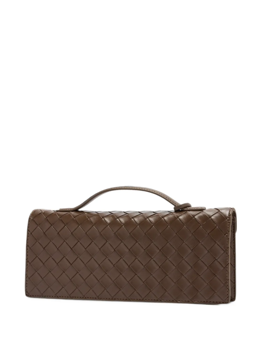JW Pei Celeste geweven clutch Bruin