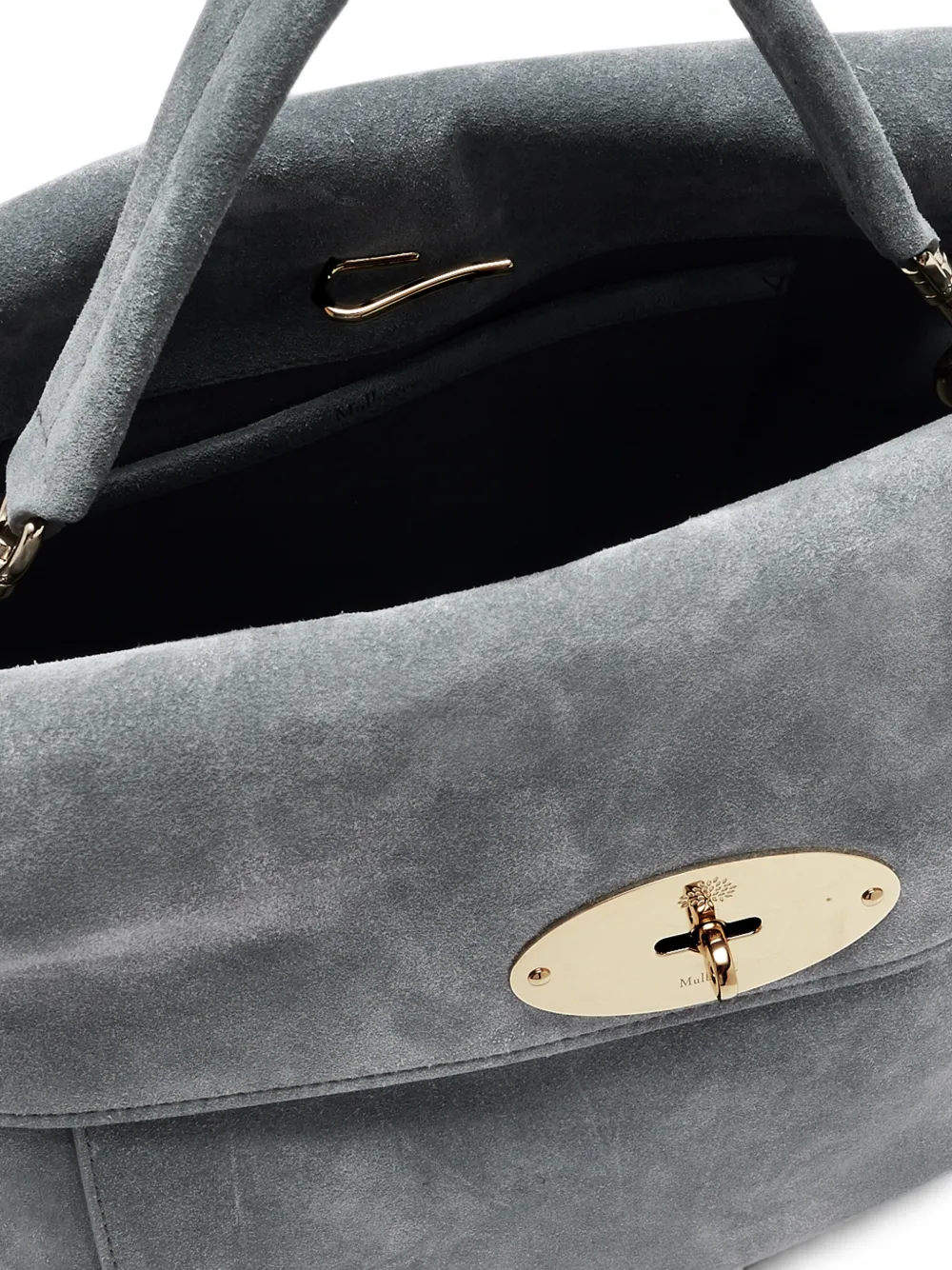 Mulberry Stevie suède shopper Grijs