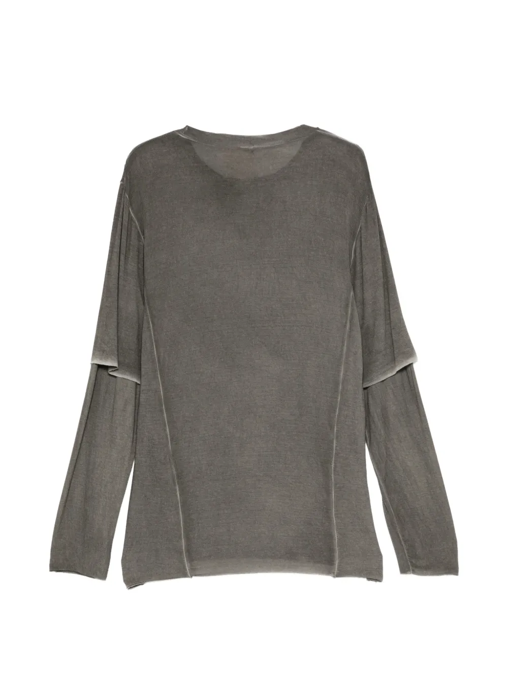 Masnada faded-effect T-shirt Grijs