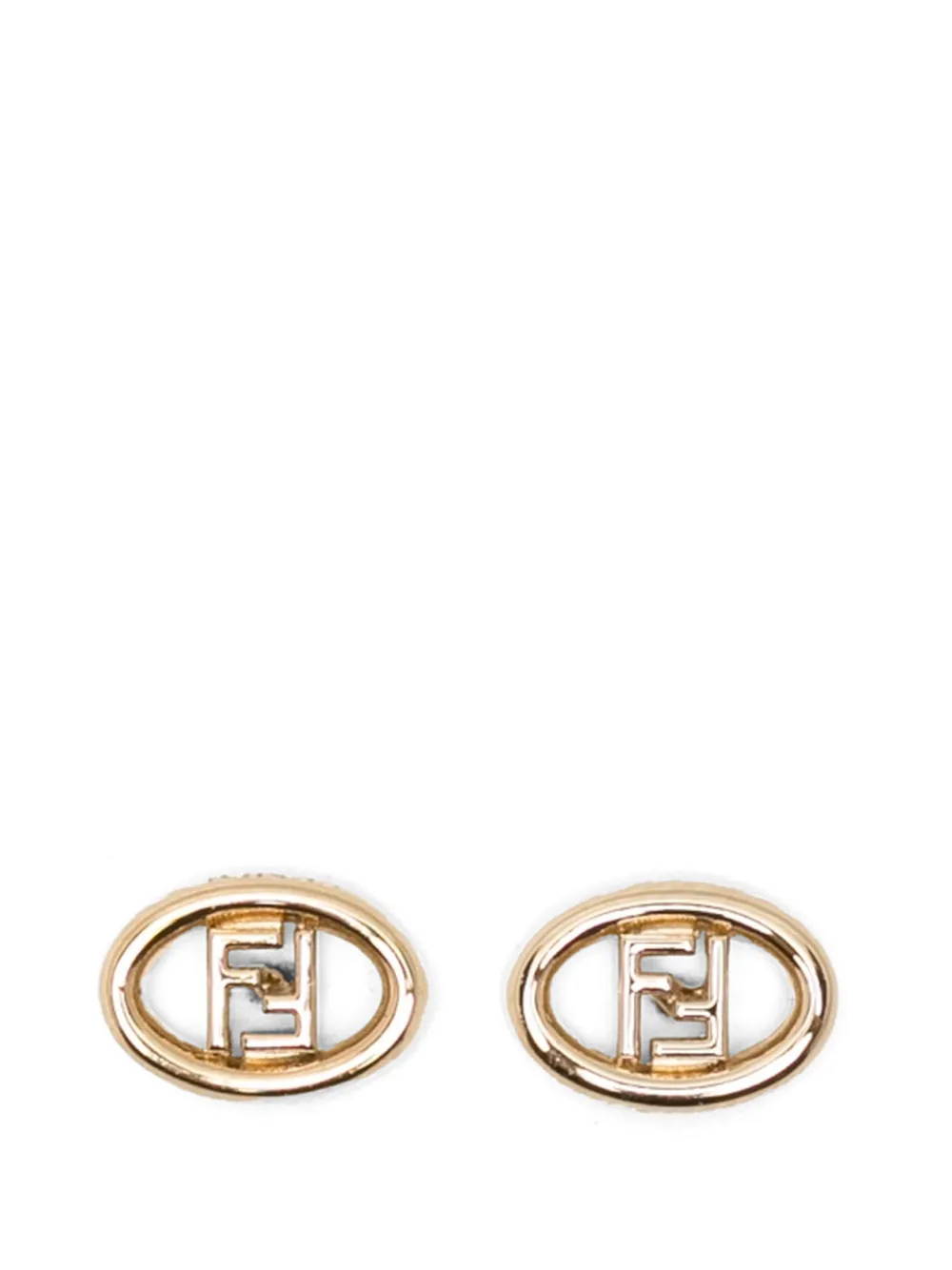 FENDI O'Lock stud earrings - Gold