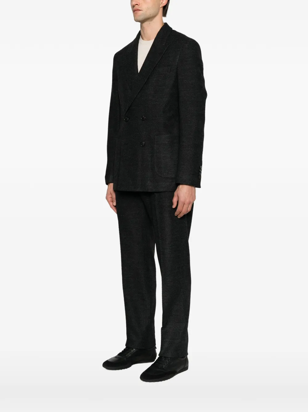 ETRO Blazer met dubbele rij knopen Grijs