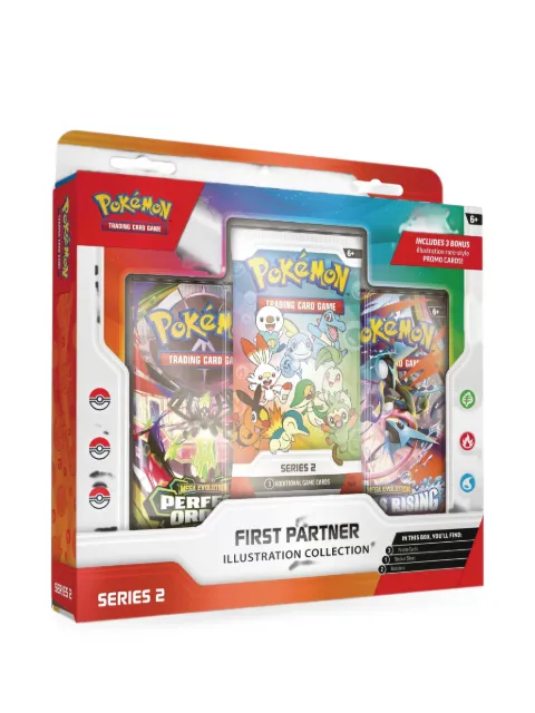 Pokemon tarjetas comerciales Mega Evolution First Partner Illustration Collection Series 2