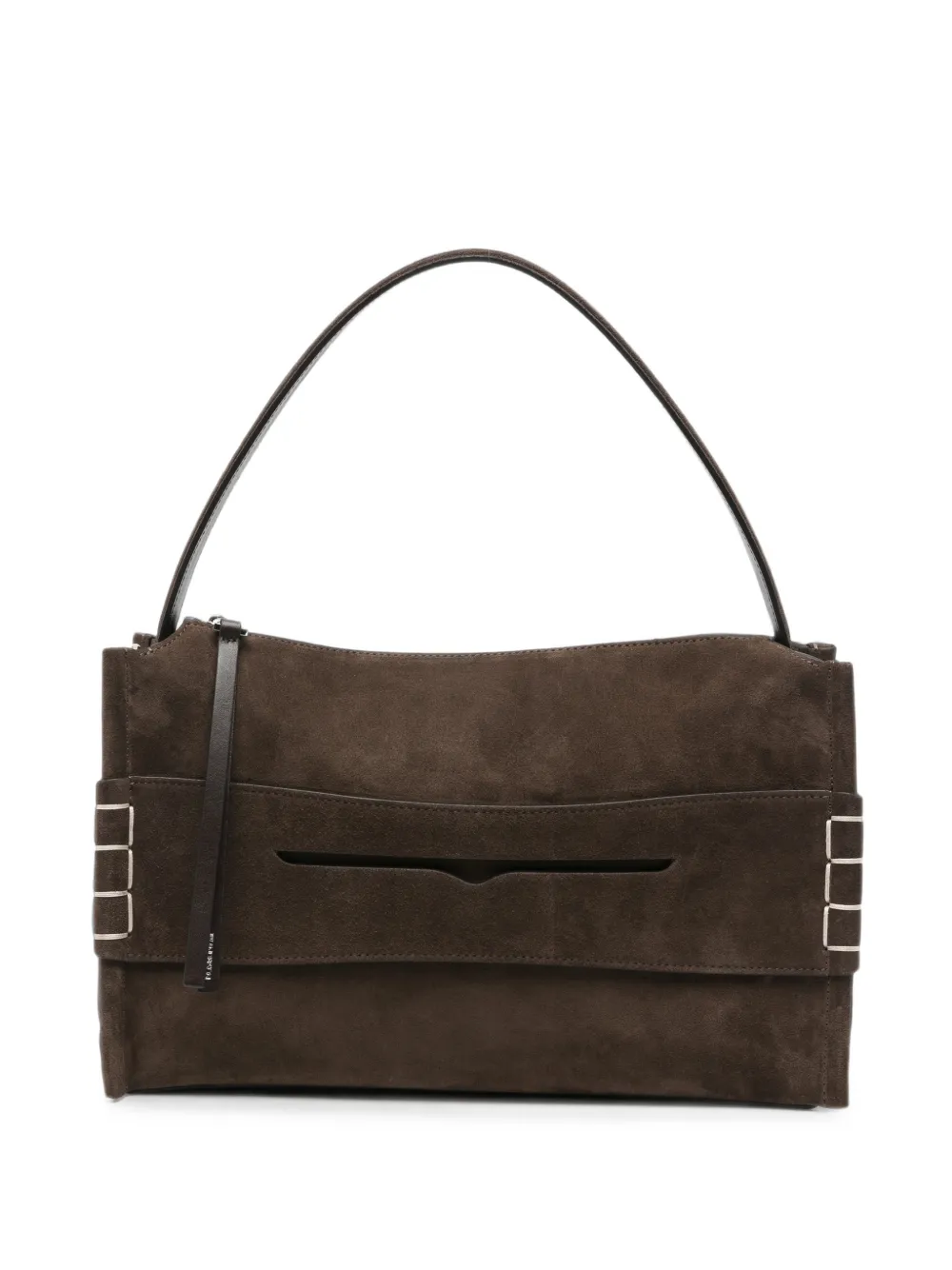 JW Anderson whipstitch-detail suede tote bag