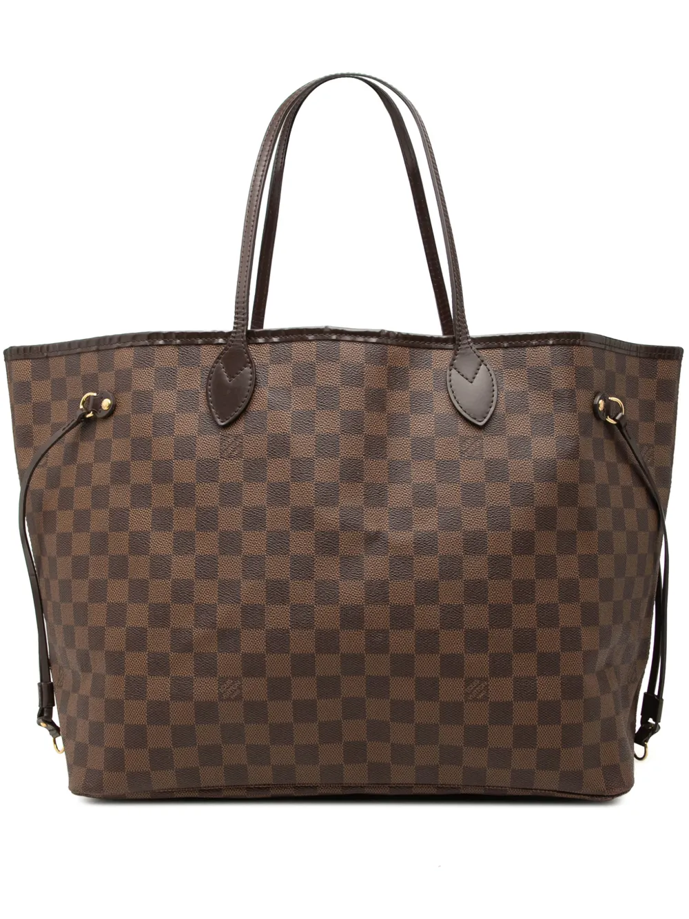 Louis Vuitton Pre-Owned 2010 Damier Ebene Neverfull GM tote bag - Marrone