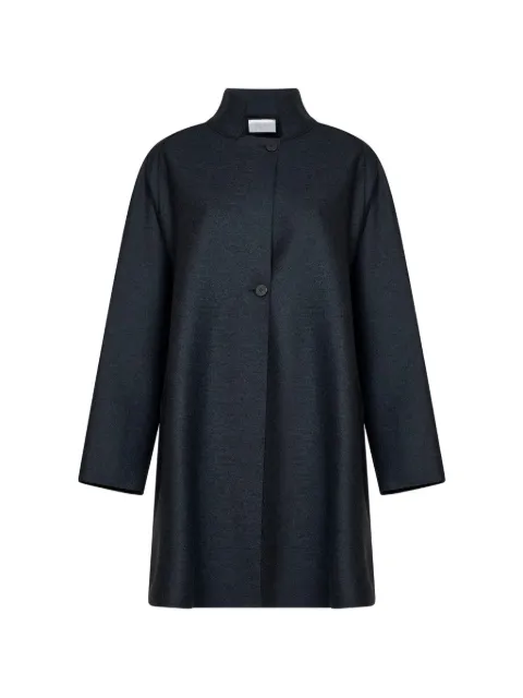 Harris Wharf London high-neck raglan-sleeve coat
